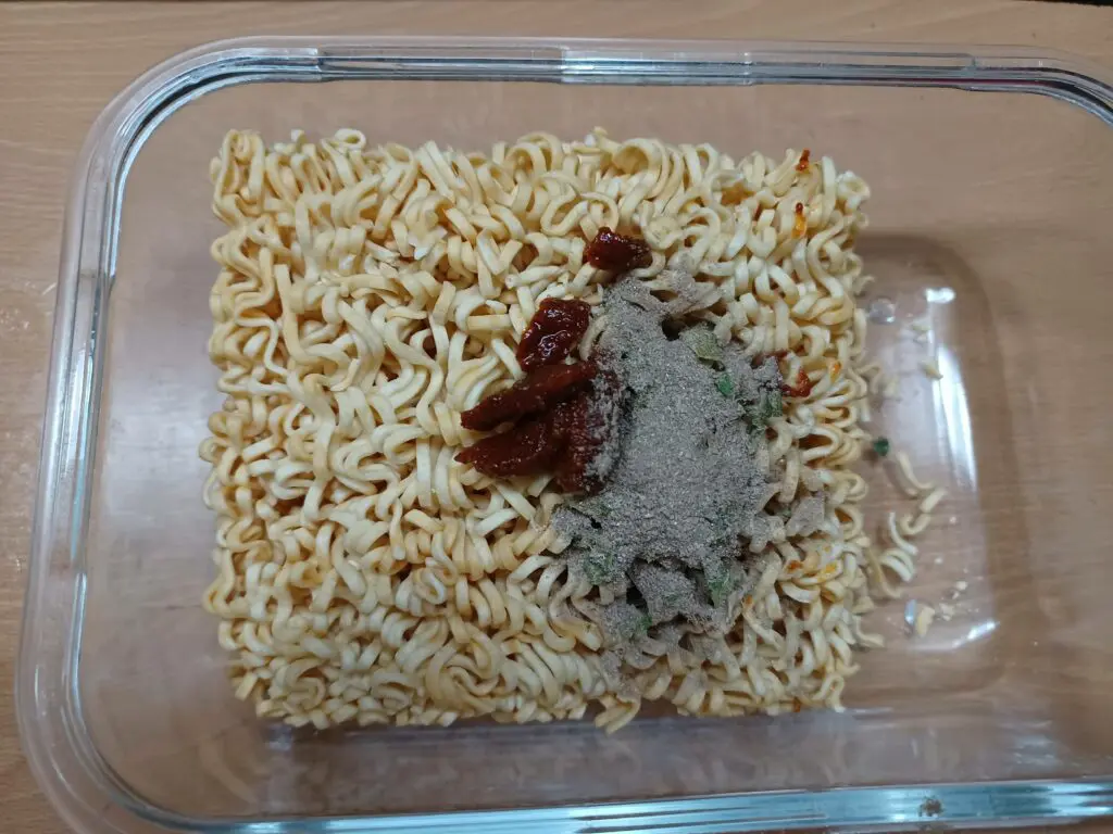 味味麵 內容物