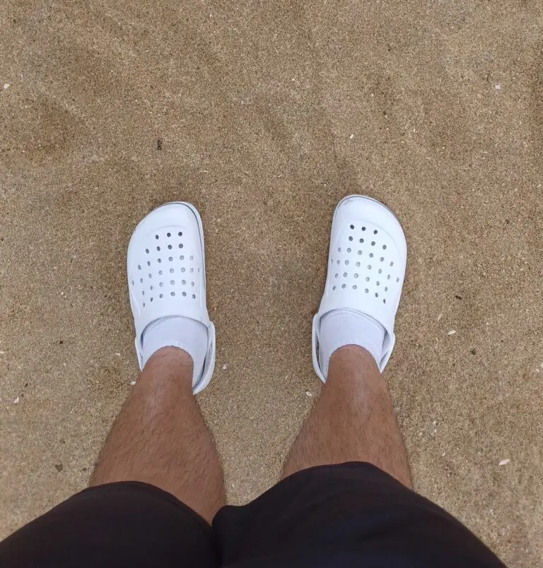 行前準備篇 在釜山的海雲台海水浴場的沙地