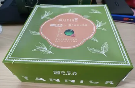 亞尼克 宇治抹茶巴斯克生起司 外盒