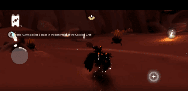 幫助 Austin 在嘎吱嘎吱的螃蟹地下室蒐集 5 隻螃蟹 - 四處逃竄的螃蟹( 來自 Discord 伺服器 skyCOTL 的使用者 io )