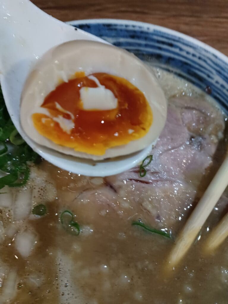Ichi no Ana Ramen soft-boiled egg