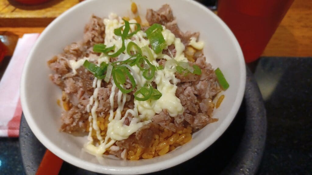 Nagi char siu rice