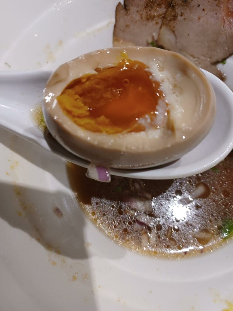 Moyang Ramen soft-boiled egg