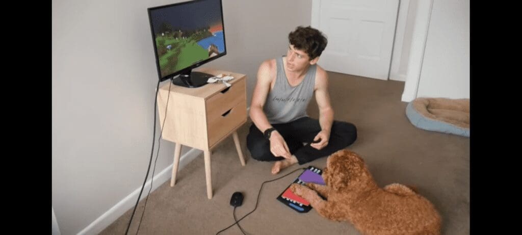 教狗勾玩minecraft
