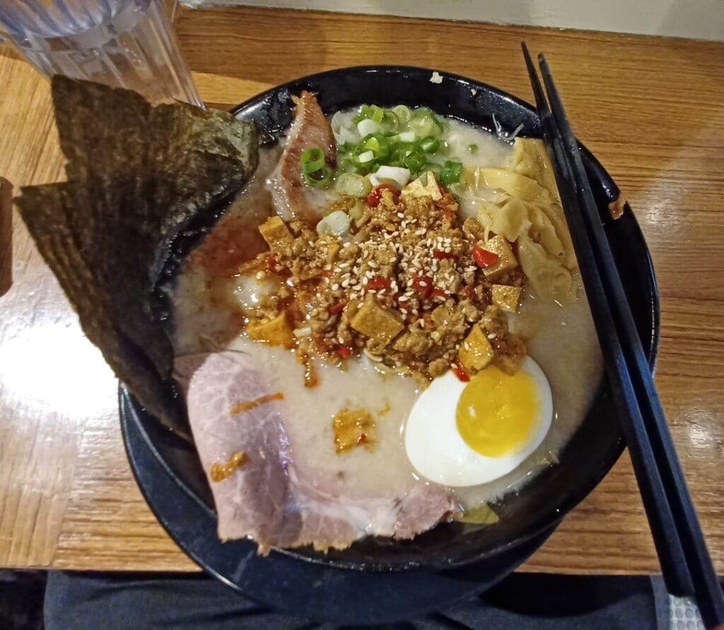 Tonjin Ramen Spicy Mala Tonkotsu