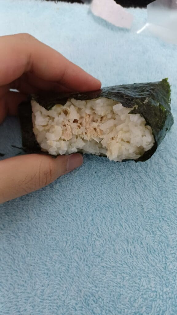 7-11 Double Veggie Tuna, filling close-up