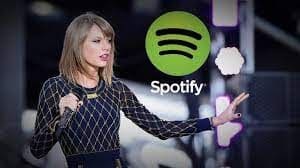 Taylor Swift 和spotify