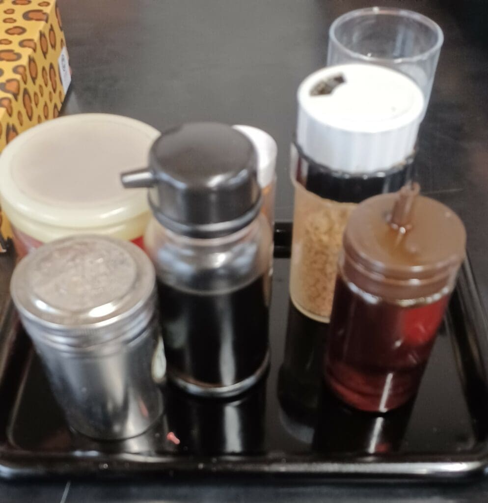 尺間拉麵 調味料