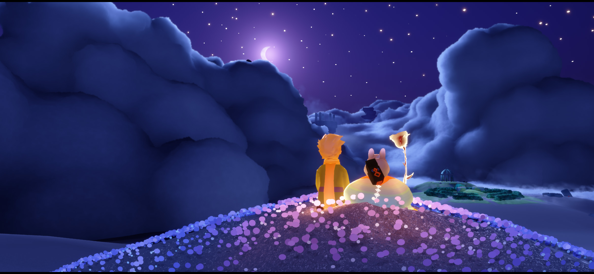 光遇花憩節 與小王子一起觀賞星漠的星星