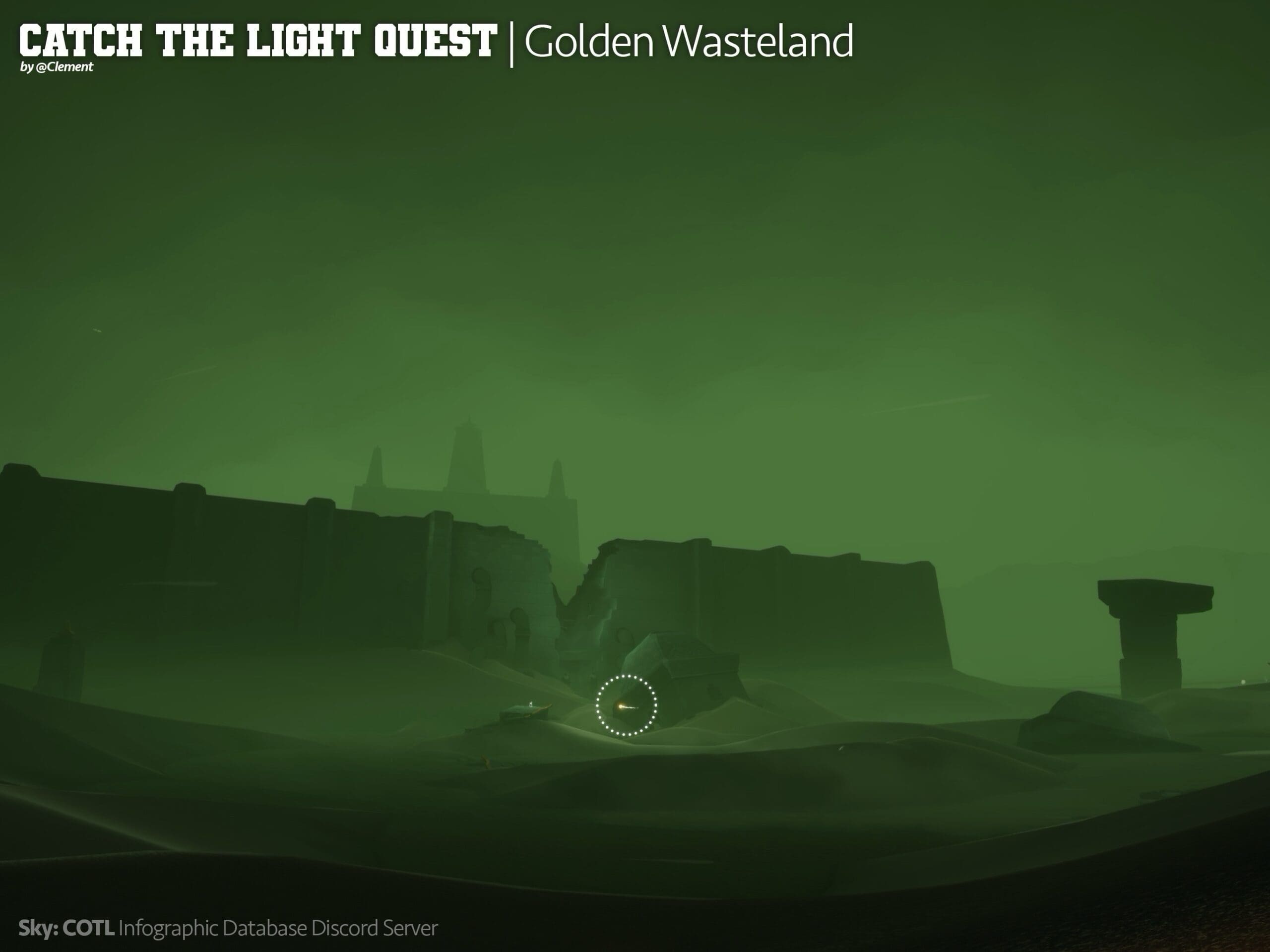 抓住墓土之光 ( 來自 Discord 伺服器 skyCOTL 的使用者 clement )